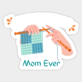 Best Knitting Mom Ever Sticker